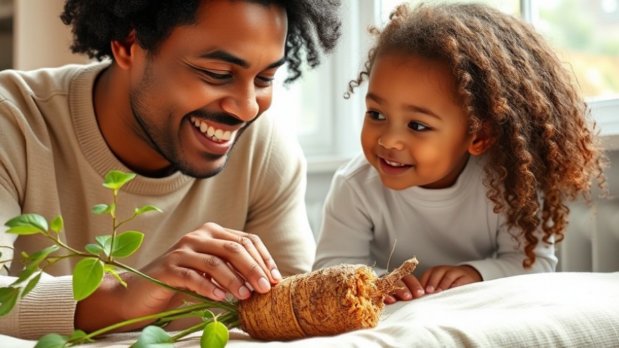 Parent and child exploring the health benefits of Angelica root together.