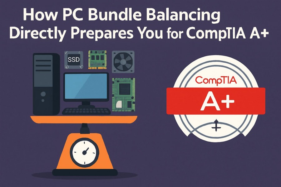 Learn how PC bundle balancing prepares you for CompTIA A+ certification.