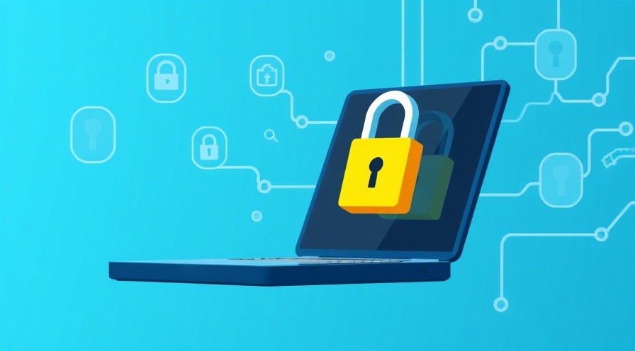Digital art illustrating password management as a digital keychain.