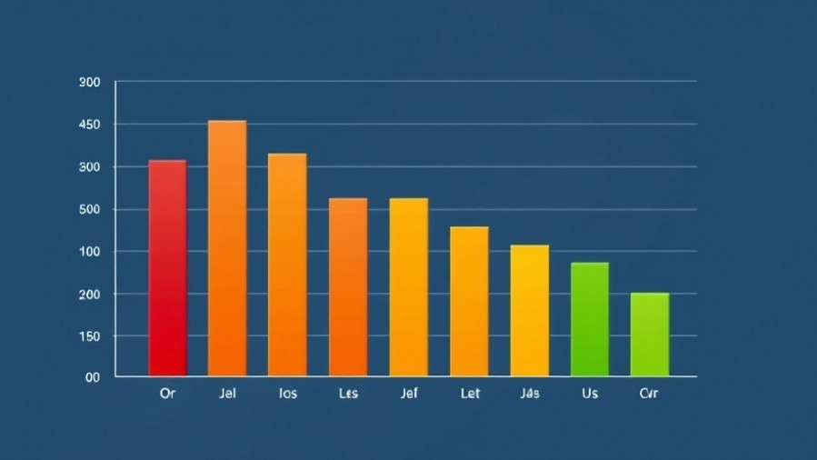 Colorful bar chart illustrating data trends and comparisons