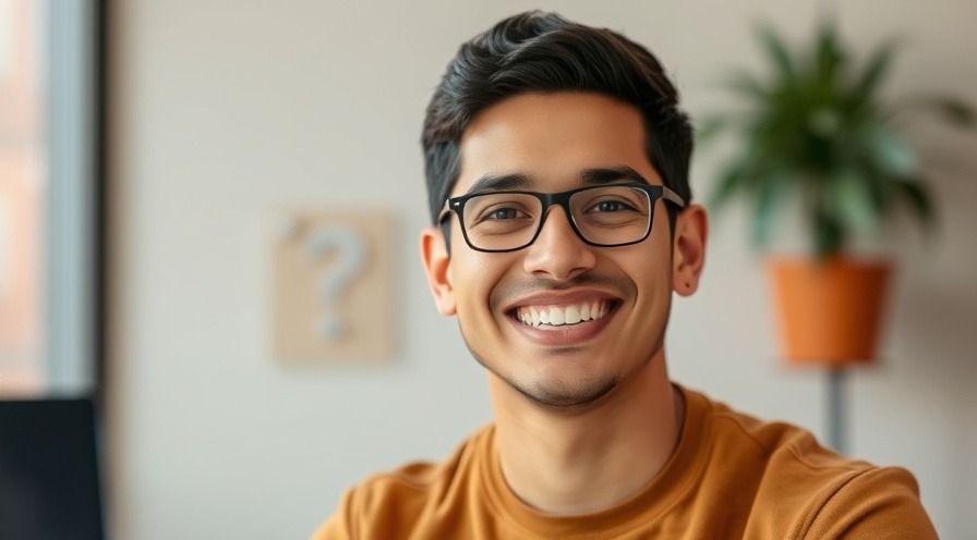 Smiling male celebrating passing the Google exam