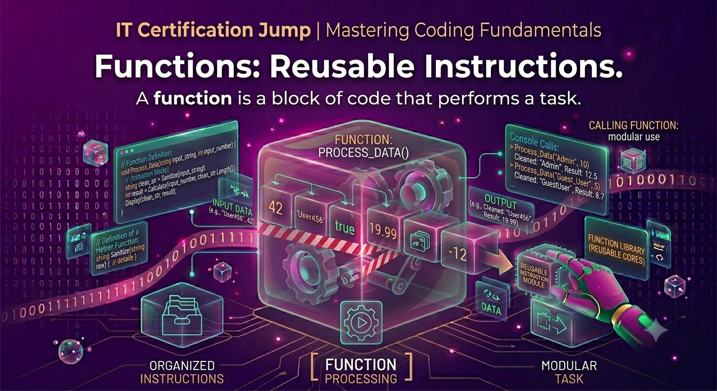 unctions -Reusable Instructions