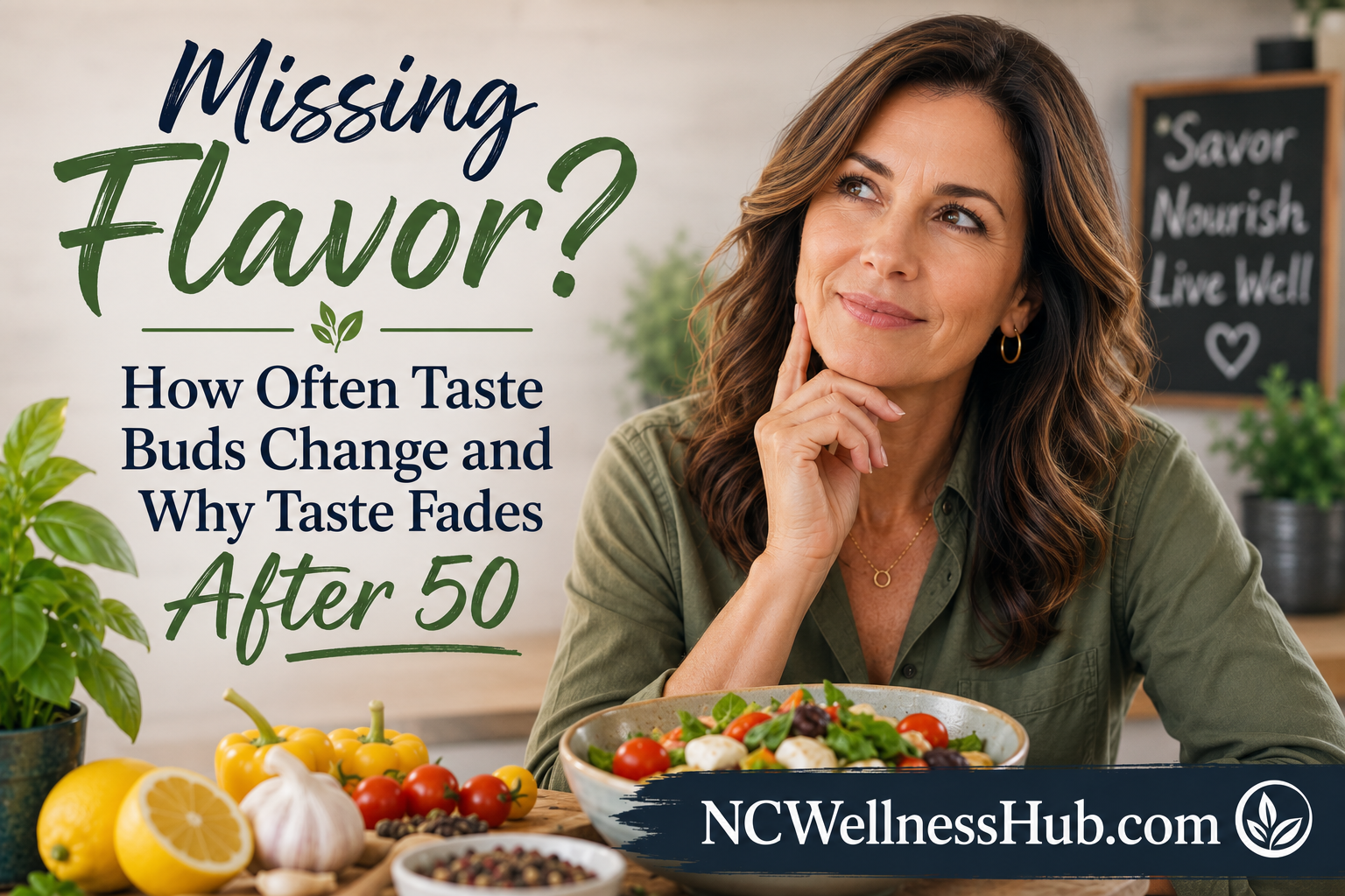 Why taste buds fade after 50