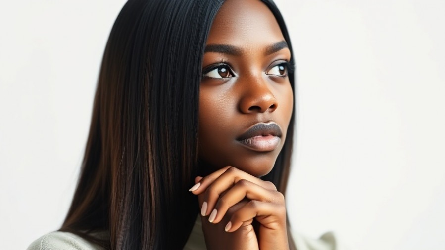 Thoughtful woman conveying energy and focus, representing healthy carbohydrate intake.