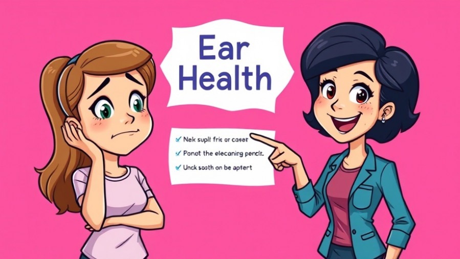 Child holding ear in discomfort while elder explains preventing ear infections.