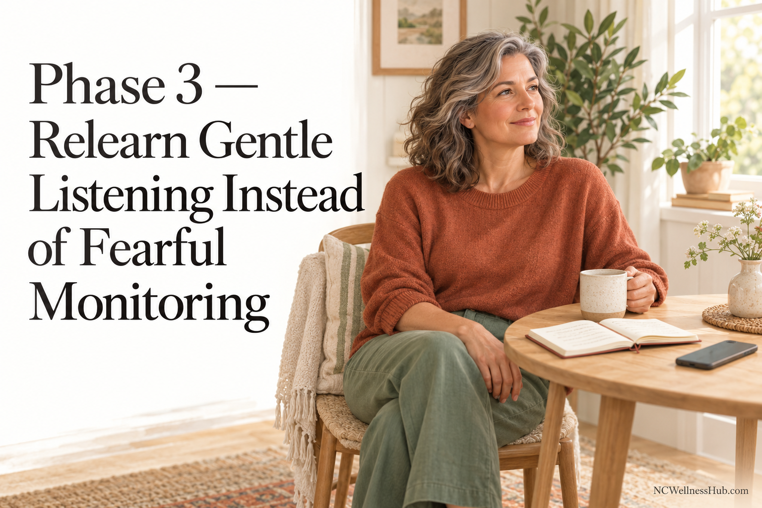 Gentle Listening by the Window