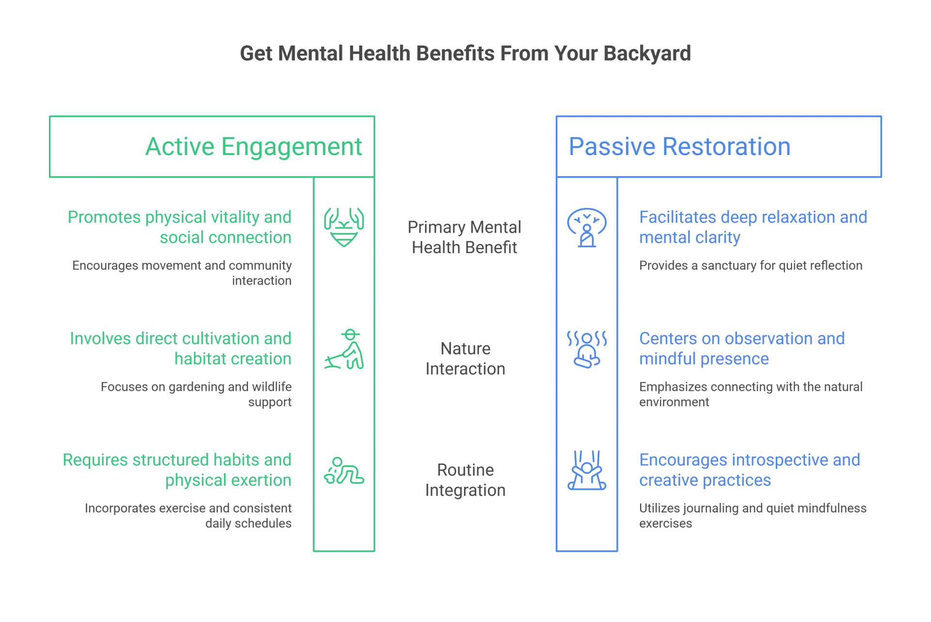 Easy Ways to Get Mental Health Benefits From Your Backyard