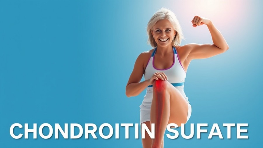 Middle-aged woman flexing knee, showcasing joint health supplements for osteoarthritis treatment.