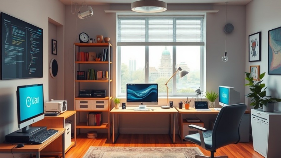 Cozy home lab learning setup with virtual machines for self-study.