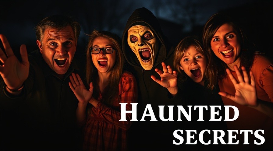 Haunted Secrets: Scary actor jumpscares a family, capturing their shocked delight.