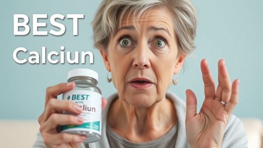 Surprised woman evaluates calcium intake for bone health with dairy supplements.