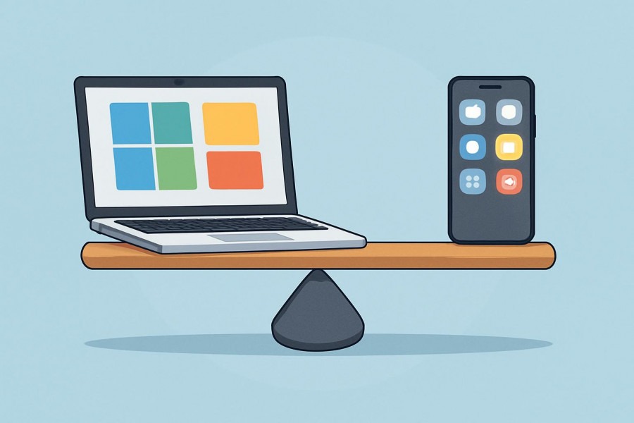 The Smart PC Bundle Balance featuring a sleek design and modern technology.