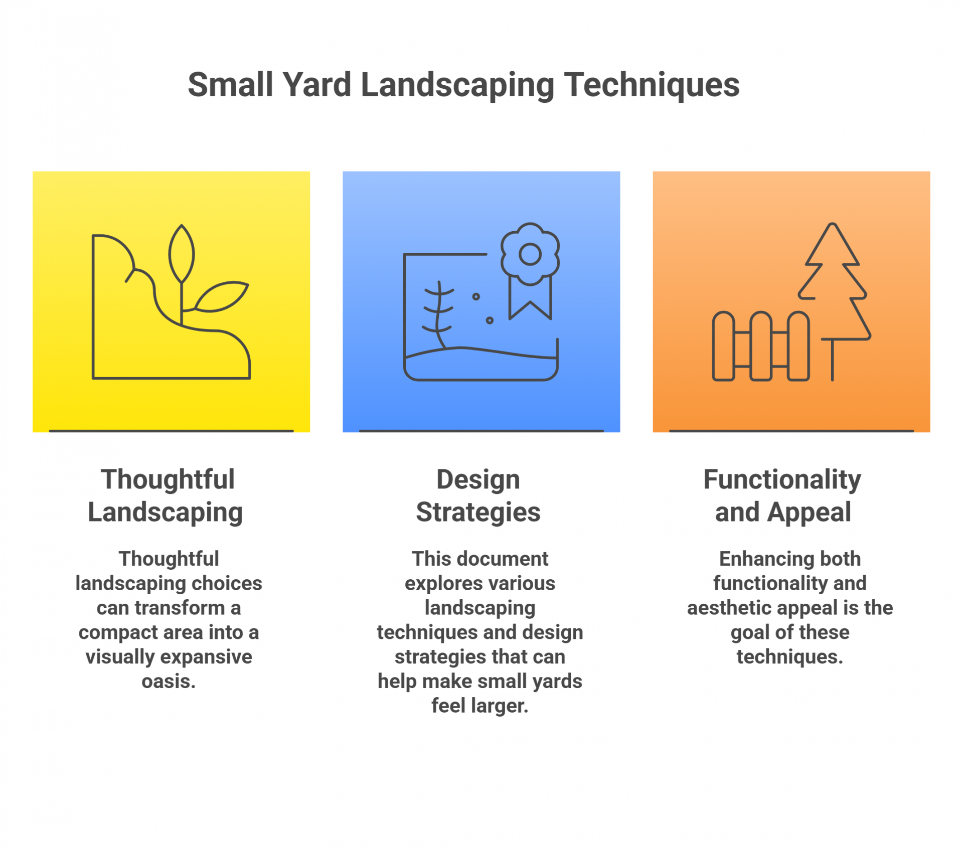 Small Yard Landscaping Techniques