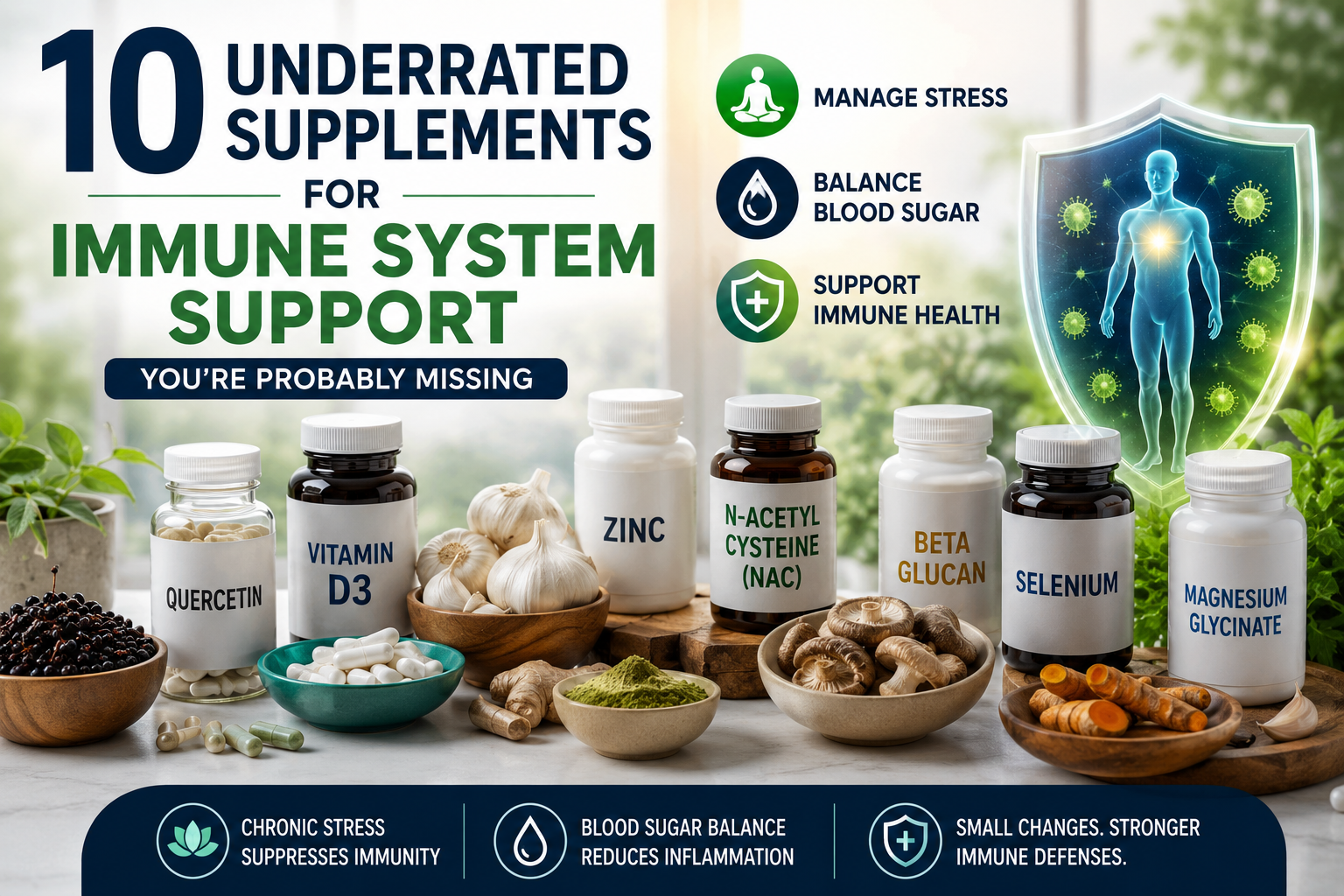 10 Underrated Supplements for Immune Support