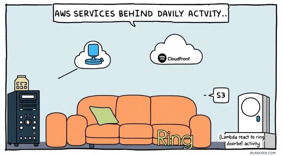 AWS services infographic: Alexa, CloudFront, S3, and Lambda in action.