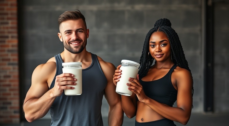 Talking with doctors, a fit female and male share creatine shakes.