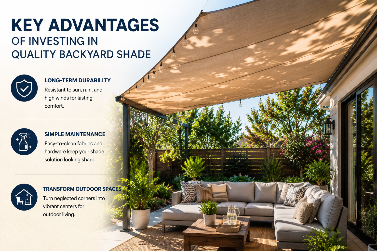 Key advantages of quality shade solutions