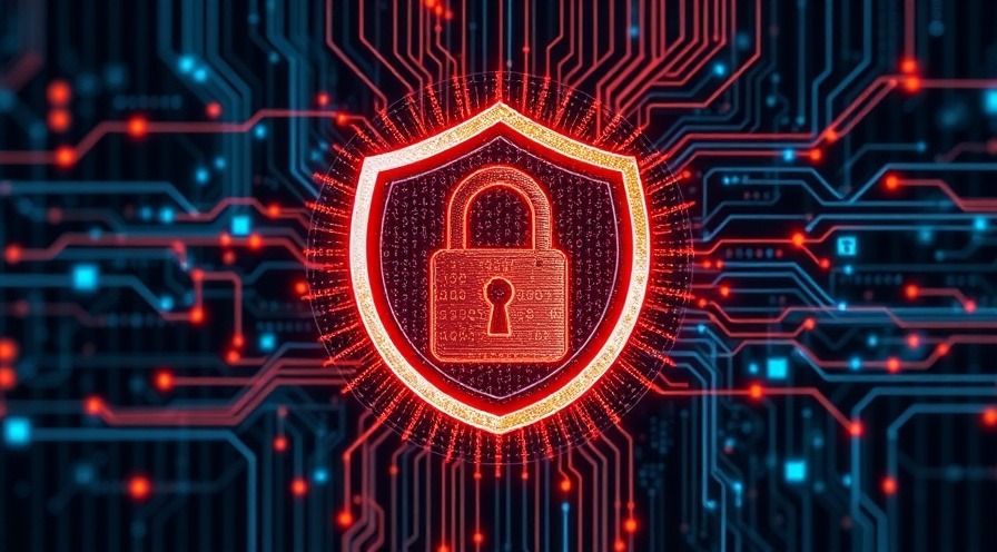 Digital art illustrating shared responsibility for IT security, abstract design.