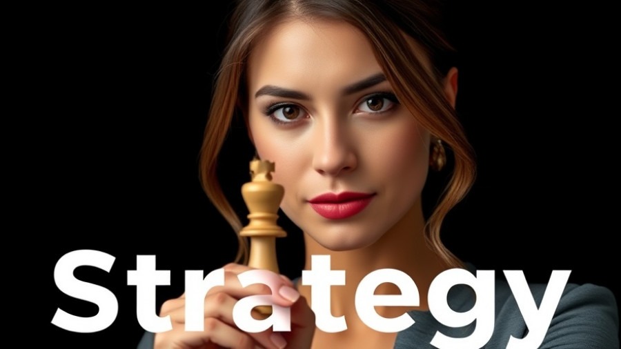 Confident woman holding a chess piece, embodying resilience techniques and overcoming shame.