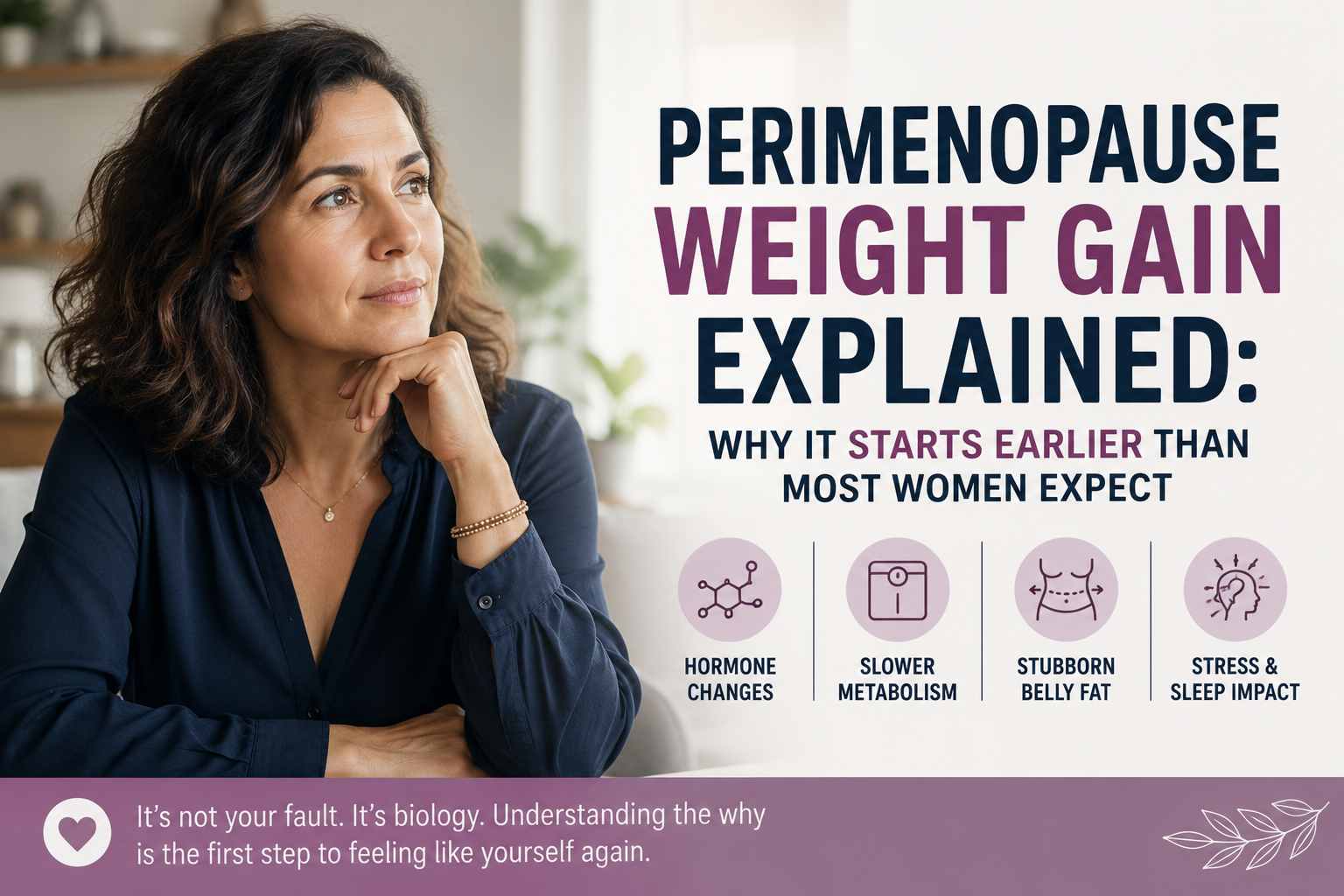 Perimenopause weight gain explained