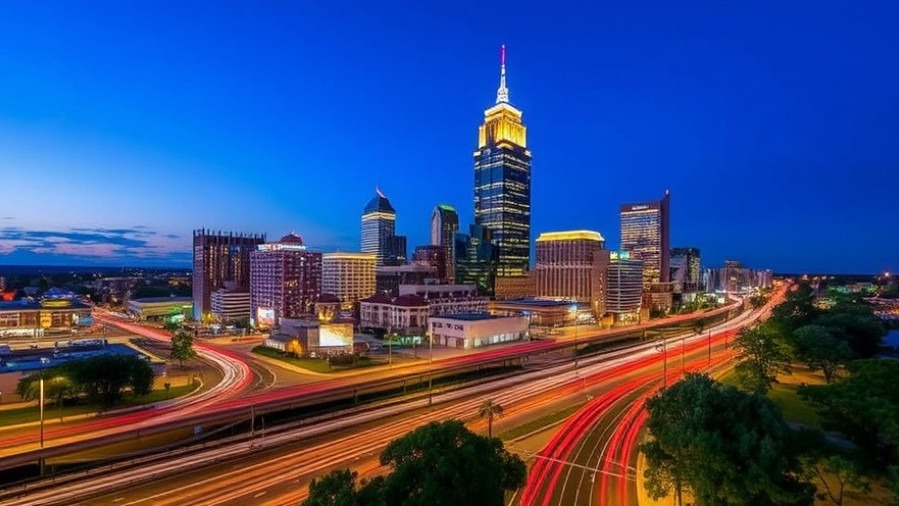 Dynamic view of Charlotte Metro Area illustrating the speed of money.