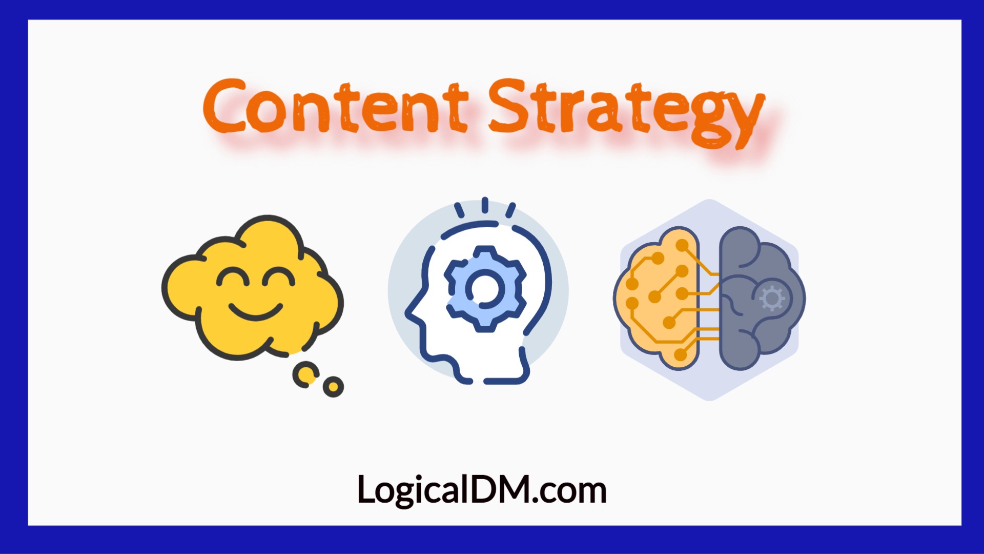 Content Stratgey and thinking icons