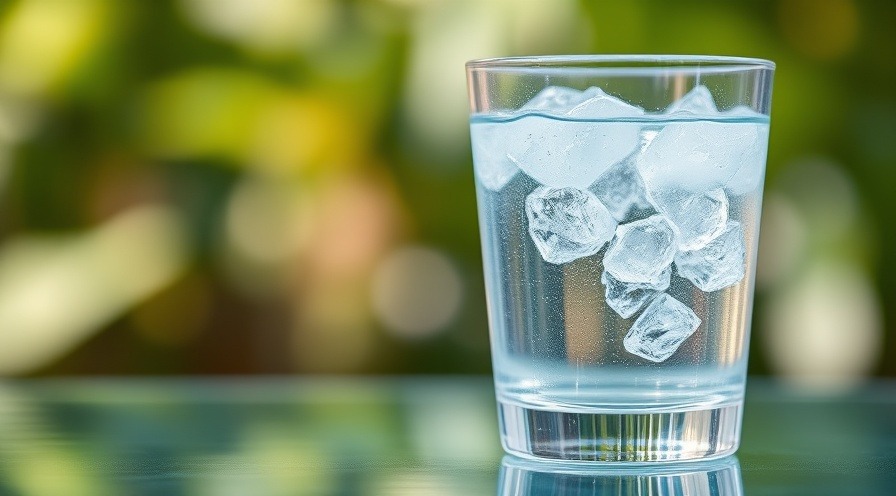 Refreshing glass of water emphasizing the benefits of holistic medicine.