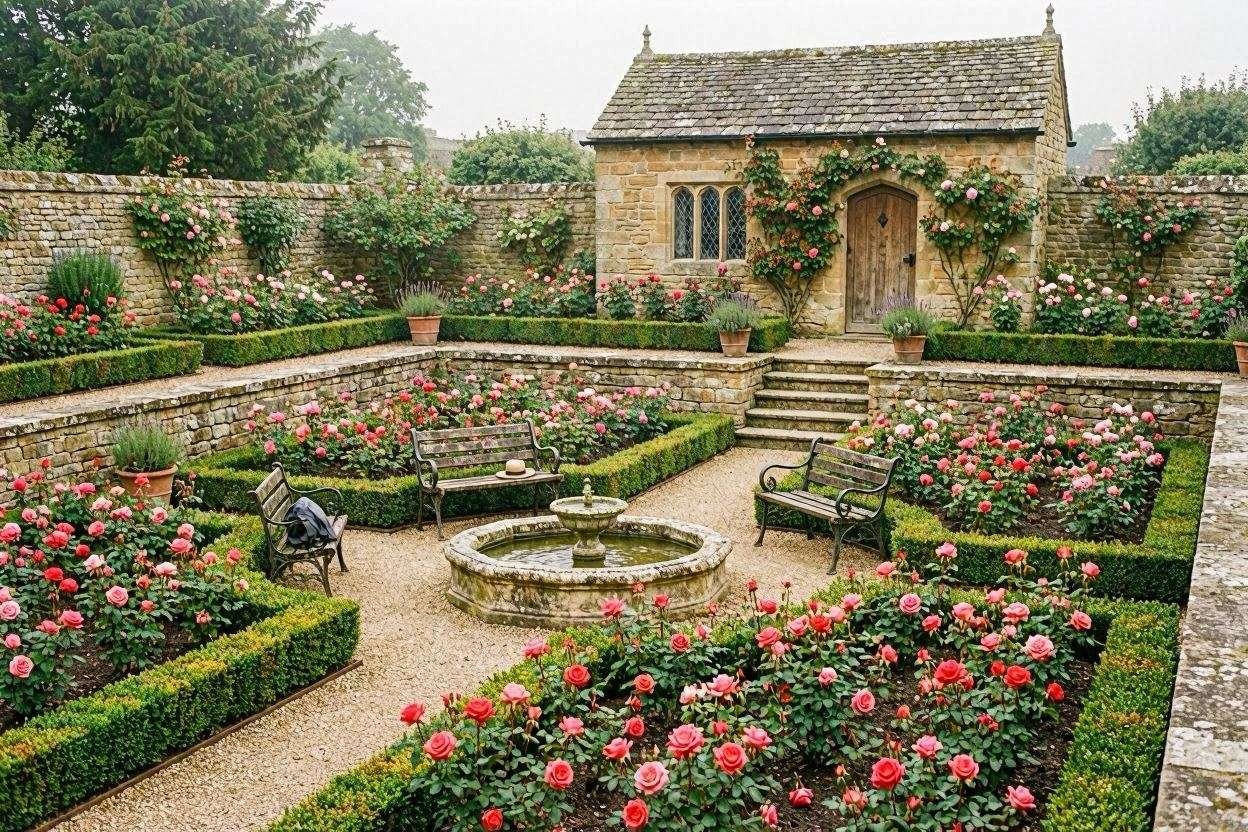 Sunken Rose Garden