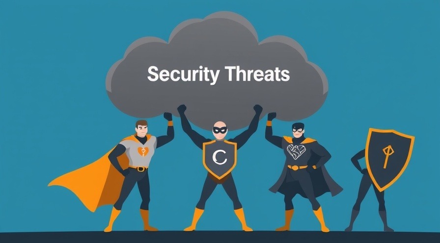 Serverless superheroes celebrating victory over security threats with Lambda, CloudTrail, and shield.