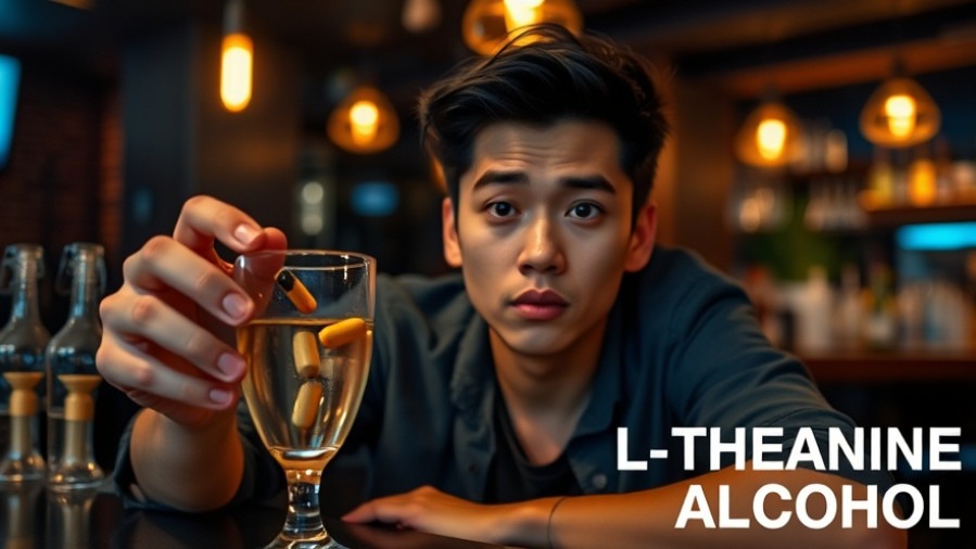 Person at bar exploring benefits of L-Theanine for alcohol metabolism support.