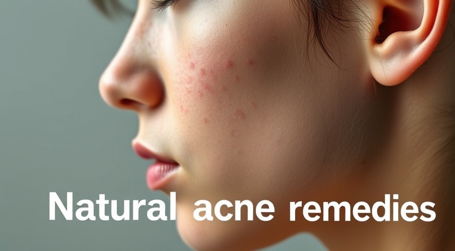 Close-up of young person with acne, serene, showcasing natural acne treatment remedies.