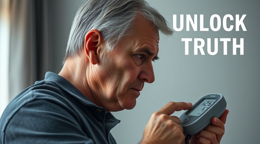 Concerned person monitoring blood pressure, embodying a healthy lifestyle.