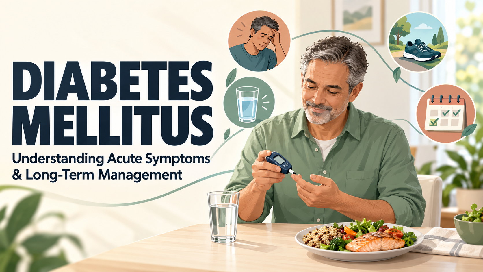 Diabetes care - symptoms and daily management