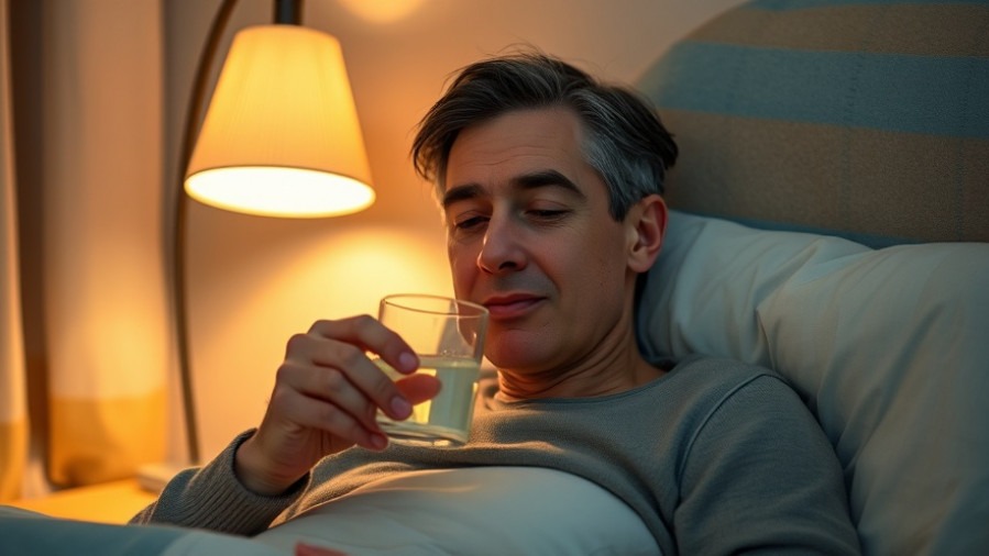 Relaxed adult enjoying vinegar-infused water, highlighting health benefits of vinegar.