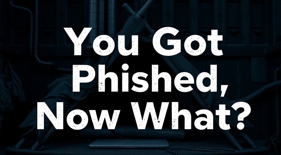 You Got Phished. Now What? - Steps to take after a phishing attack