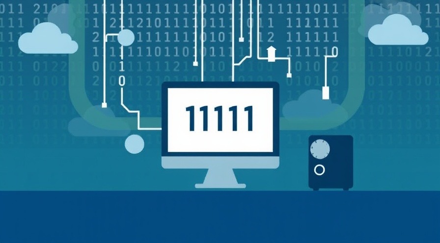 Visual representation of binary, illustrating Base 2 in computer language.