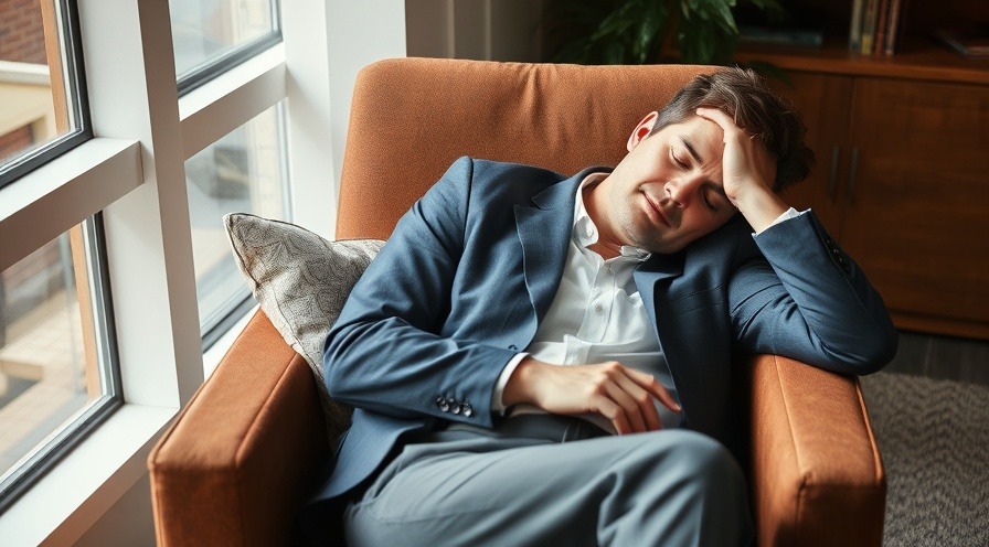 Adult taking a professional daytime nap in a chair, fully dressed, without shame.