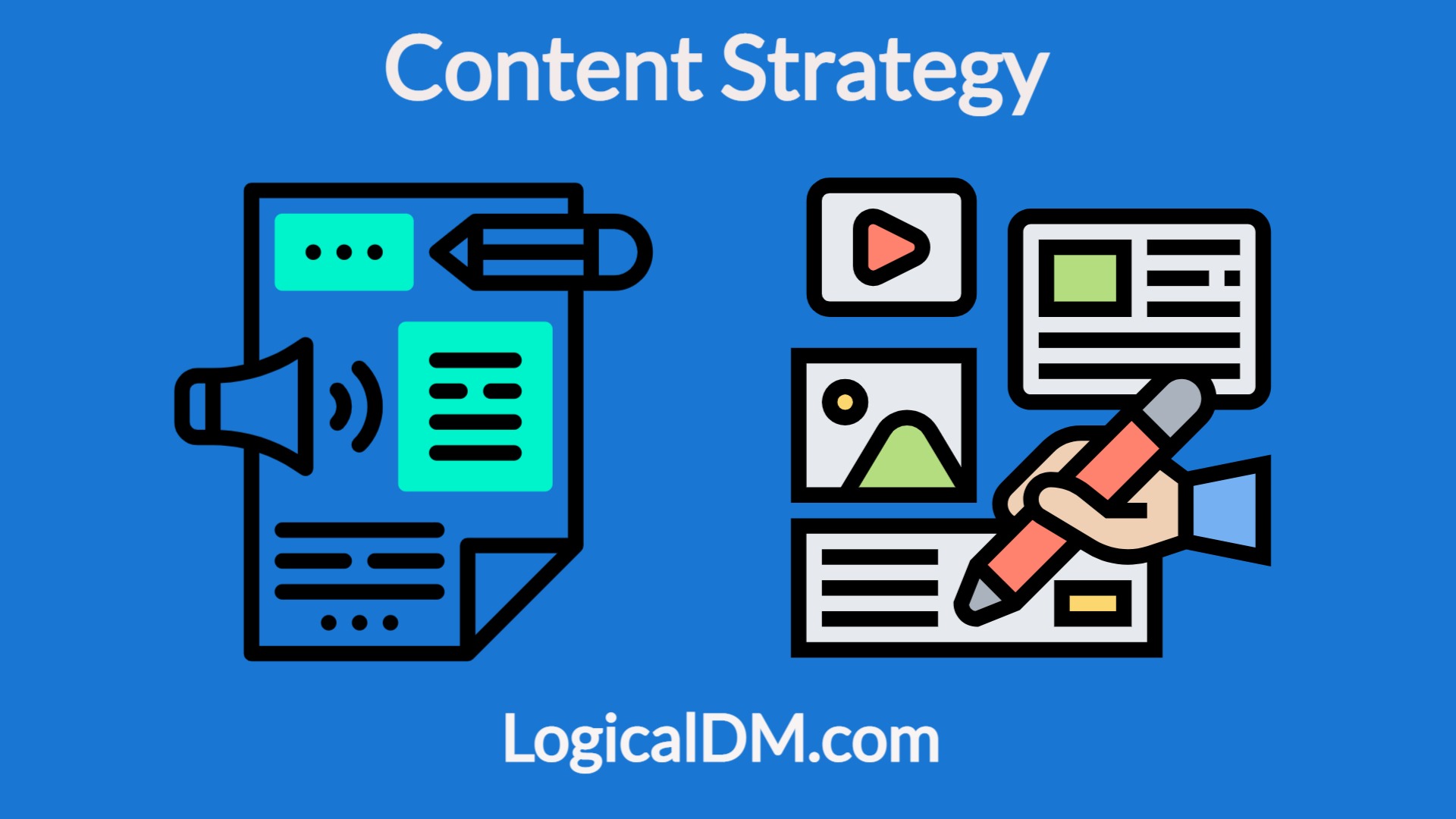 Content Strategy and icons