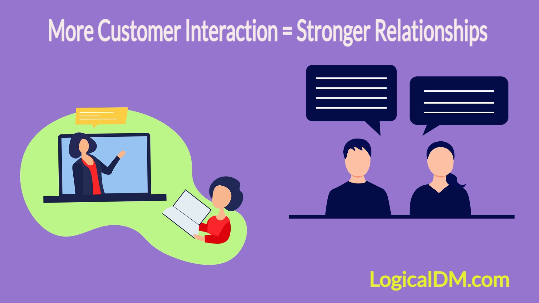 More customer interaction = stronger relationships