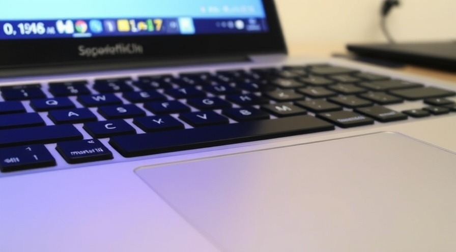 Close-up of a laptop keyboard showcasing modern design and functionality.