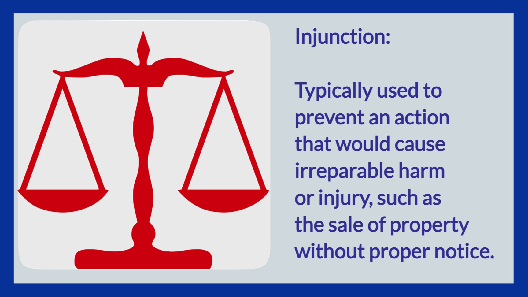 what is an injunction in real estate