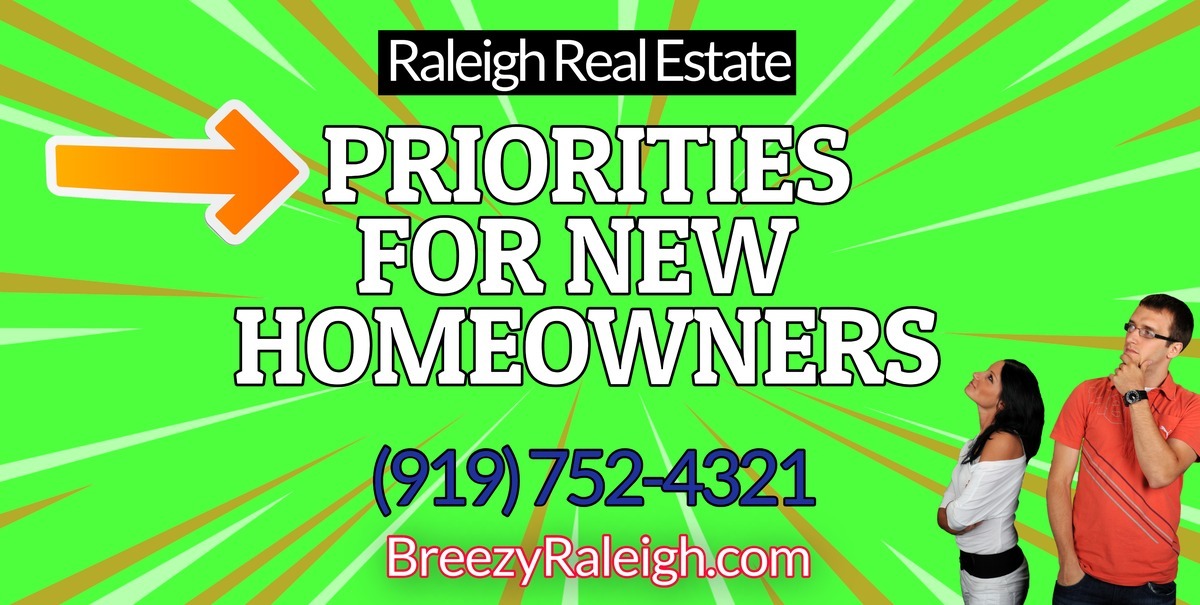 Priorities for New Homeowners