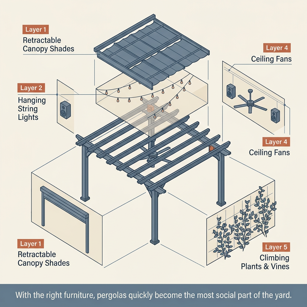 backyard pergola diagram