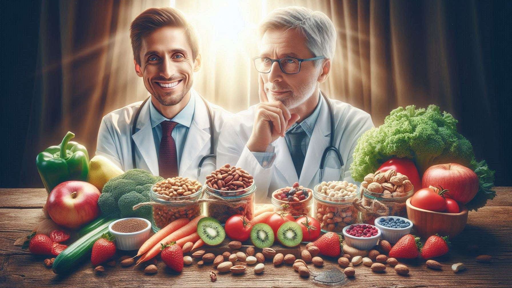 Diet That Lowers Cholesterol As Much As A Statin: Doctors with healthy foods.