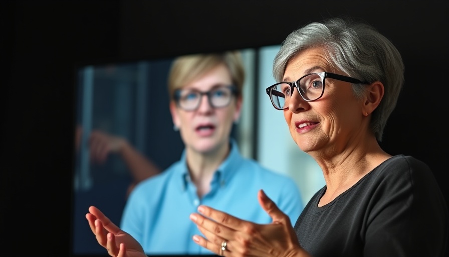 Gallup poll on loneliness discussed by woman on video screen.