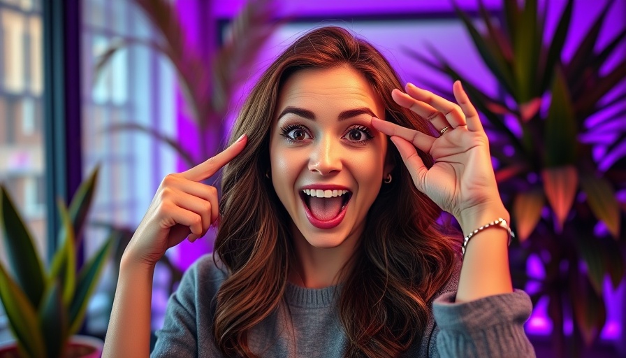 Energetic woman discussing hormone hack for women.