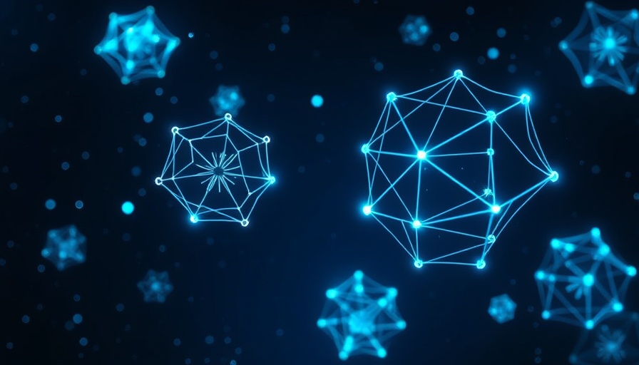 Illustration of probiotics benefits with futuristic design.