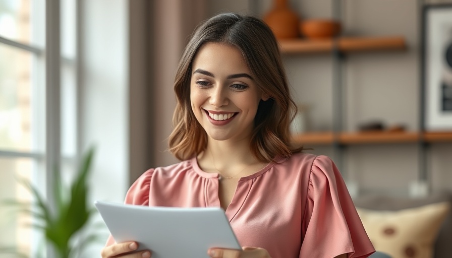 Quality supplements for women's health with a smiling woman.