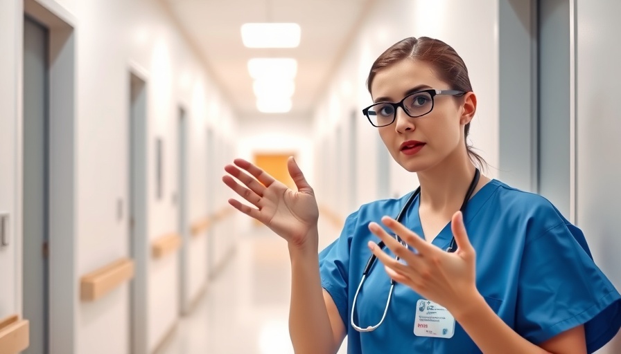 Medical professional discusses hysteroscopy and fertility in a clinical setting.