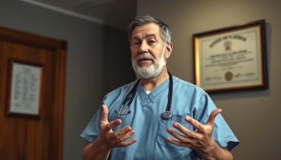 The significance of recovery for health explained by a man in scrubs.